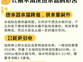 半嵌入热水器清洗步骤图解？