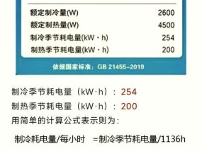 空调制热消耗电量与功率相关性研究（探讨空调功率对制热耗电量的影响及节能方案）