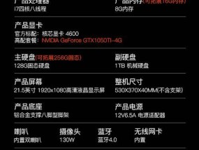 全面解析台式电脑配置参数（选择最适合你的台式电脑配置）