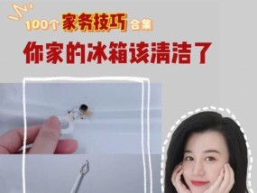 冰箱门缝清洗的正确方法（让冰箱门缝焕然一新，保持食品安全）