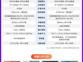 荣耀v30手机参数配置怎么样？购买前需要了解哪些信息？