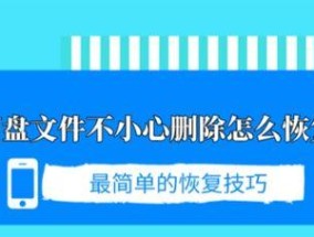 U盘文件恢复方法大全（以不小心把U盘文件删了）