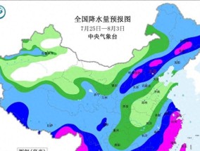 陕西省7月26号天气，本轮降雨形势已确定，大雨暴雨分布如下