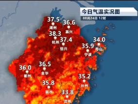 浙江！高温高温高温！超高气温拿下全国第一！具体位置已定！