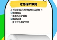 万和燃气热水器E6故障解决方法（解决E6故障的有效维修方法）