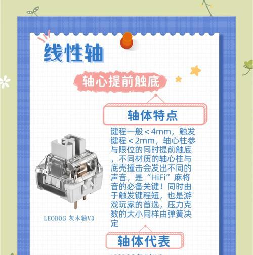 过渡键盘轴选择标准是什么？  第2张