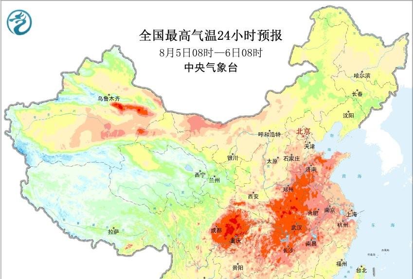 河北省！今天8月5号，新一轮强降雨中心已定，大雨暴雨分布如下！  第2张