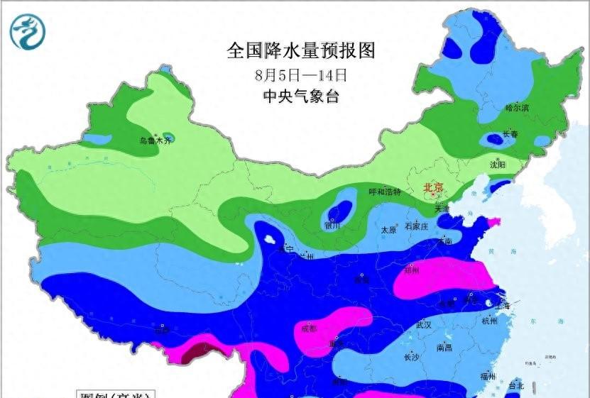 河北省！今天8月5号，新一轮强降雨中心已定，大雨暴雨分布如下！  第1张