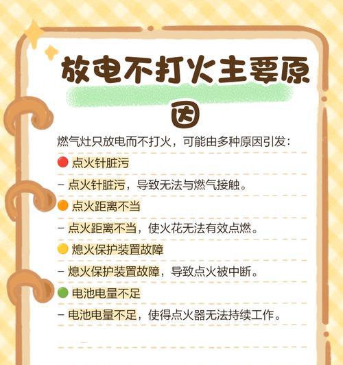 燃气灶打火后还放电（掌握防范措施）  第3张