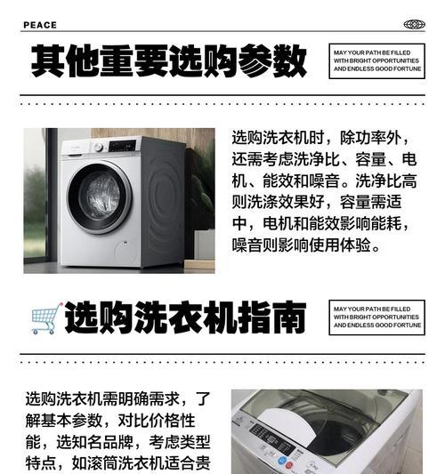 洗衣机脱水功率的选择与影响（功率大小对脱水效果的影响及如何选择合适功率的洗衣机）  第2张