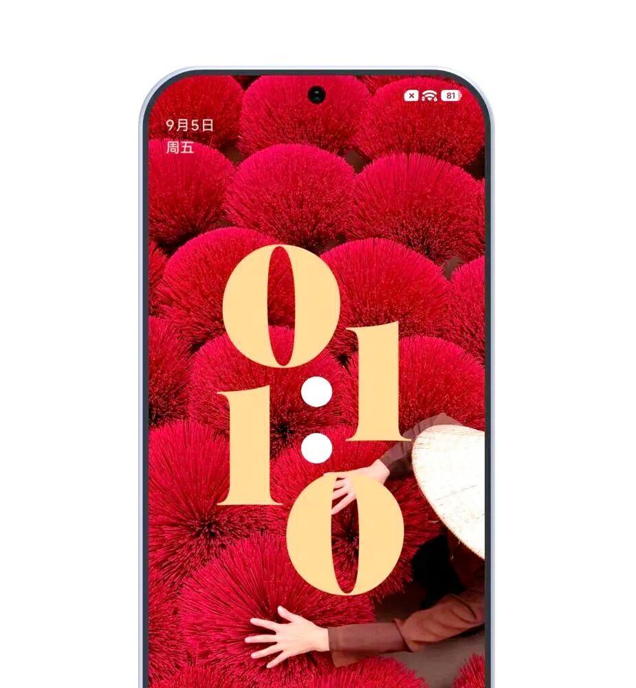 小米16正面渲染图来了，大R角、打孔更小边框更窄，副屏也回归  第2张
