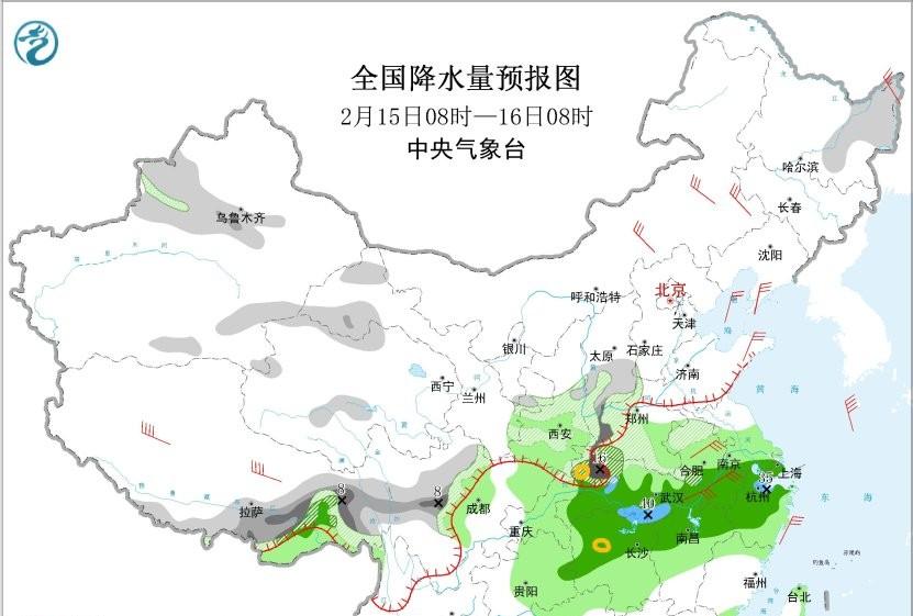 寒潮蓝色预警！14—16日中东部雨雪大风齐上线，局地降温超14℃  第5张