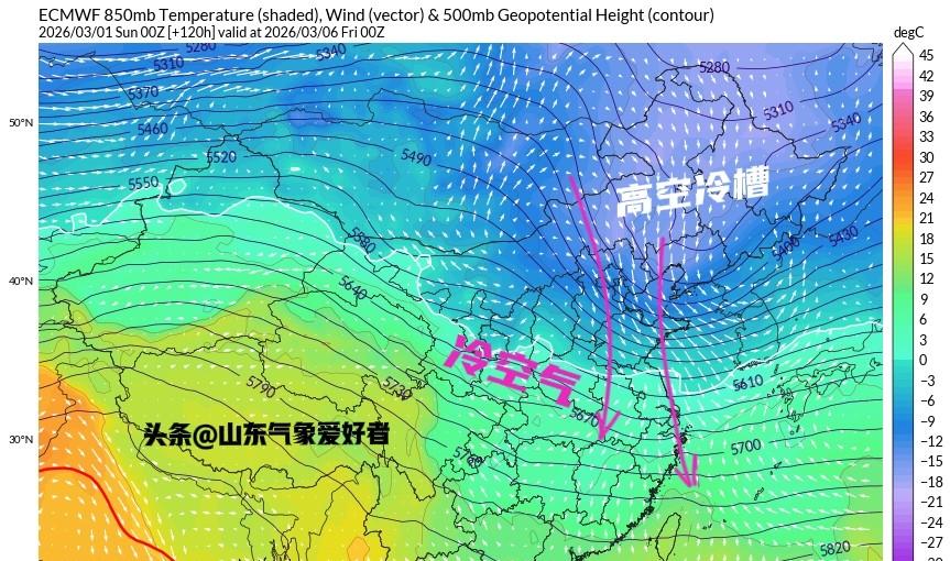 山东雨雪今夜升级，最大雨量达29毫米，气旋即将生成制造局部暴雪  第6张